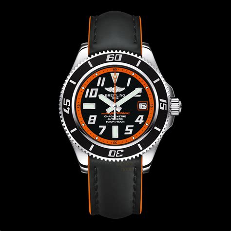 breitling schwarz orange|Breitling superocean orange.